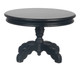 Dollhouse City - Dollhouse Miniatures Round Pedestal Table - Black