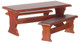 Table and Two Benches