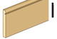 Dollhouse City - Dollhouse Miniatures BBD-16 Baseboard