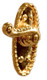 Dollhouse City - Dollhouse Miniatures Door Handle - Oval