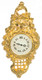 Dollhouse City - Dollhouse Miniatures Wall Clock - Small and 24k Gold Plated