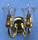 Double Wall Sconce - Clear