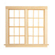 Dollhouse City - Dollhouse Miniatures 6 Over 6 Double Window - Key Top