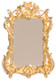 Dollhouse City - Dollhouse Miniatures Mirror - Gold Plated