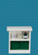 Bath Cabinet - Small and Dark Green
