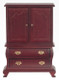 Dollhouse City - Dollhouse Miniatures Armoire - Mahogany