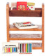 Small Bookshelf with Books and Paint Set