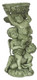 Dollhouse City - Dollhouse Miniatures Angels Bird Bath Set - Green