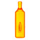Liquor Bottle Mold - Bulk and Orange
