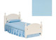 Single Bed - Blue and White