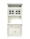 Cabinet with Shelves - White and Marble