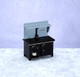 Dollhouse City - Dollhouse Miniatures Wood Stove - Black