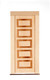 Dollhouse City - Dollhouse Miniatures Five Panel Door