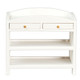 Slatted Changing Table - White