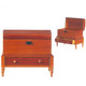 Lincoln Dome Chest - Walnut
