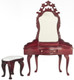Vanity with Stool - Mahogany
