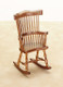Dollhouse City - Dollhouse Miniatures Windsor Rocker - Walnut