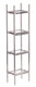 Glass Etagere - Chrome