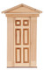 Dollhouse City - Dollhouse Miniatures 6 Raised Panel Federal Door