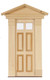 Dollhouse City - Dollhouse Miniatures 4 Raised - 2 Glass Panel Door