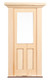 Dollhouse City - Dollhouse Miniatures Classic Federal Door - 2 Flat and 1 Glass Panel