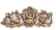 Fireplace Screen - Peony Flowers and Brass