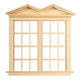 Dollhouse City - Dollhouse Miniatures 6 Over 6 Victorian Double Window