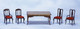 Blue Flloral Chair