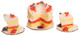 Strawberry Cake with Dishes