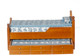 Trundle Bed - Blue and Walnut