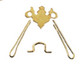 Chippendale Pulls & Plates Set