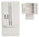 Modern Fridge - White