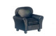 Black Leather Club Chair