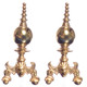 Dollhouse City - Dollhouse Miniatures Georgian Andirons Set - Black