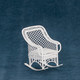 Dollhouse City - Dollhouse Miniatures Bar Harbour Rocker - White Wire