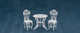 Table and Chair Set - White