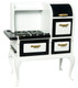 Dollhouse City - Dollhouse Miniatures 1920's Stove - White