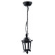 LED Black Hanging Coach Lamp