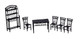 Dining Set -  Black