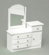 Kitchen Stove in Counter with Cabinet - White