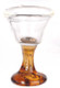 Wine Glass with Amber Stem