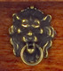 Lion's Head Door Knocker - Antique
