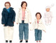 Porcelain Doll Family Set