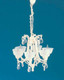 Contemporary Crystal Drop Chandelier