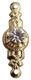 Dollhouse City - Dollhouse Miniatures Crystal Provencial Knob Set