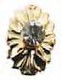 Crystal Medallion Knob Set