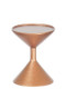 Art Deco Hourglass Table - Gold