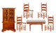Dining Room Set 6 - Walnut