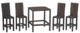 Wicker Hi Top Dining Set
