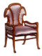 Guadie Art Noveau Chair - Walnut